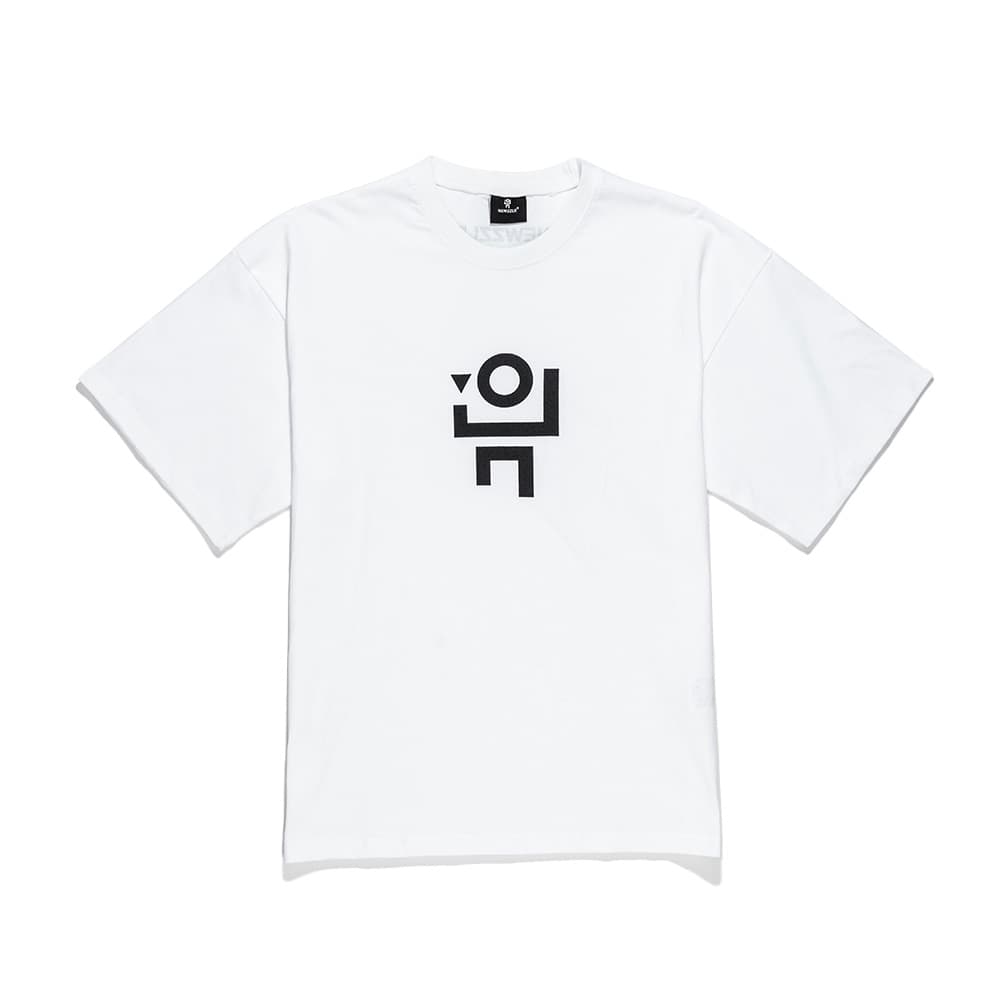 빅심볼 로고 베이직 반팔티셔츠 화이트
