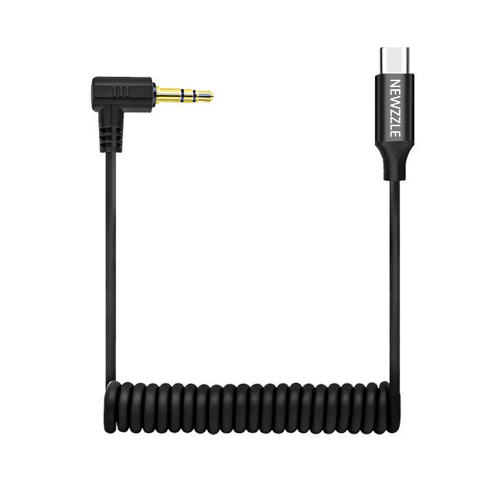 USB C to 3.5mm  오디오 어댑터 변환젠더 케이블 코일타입
