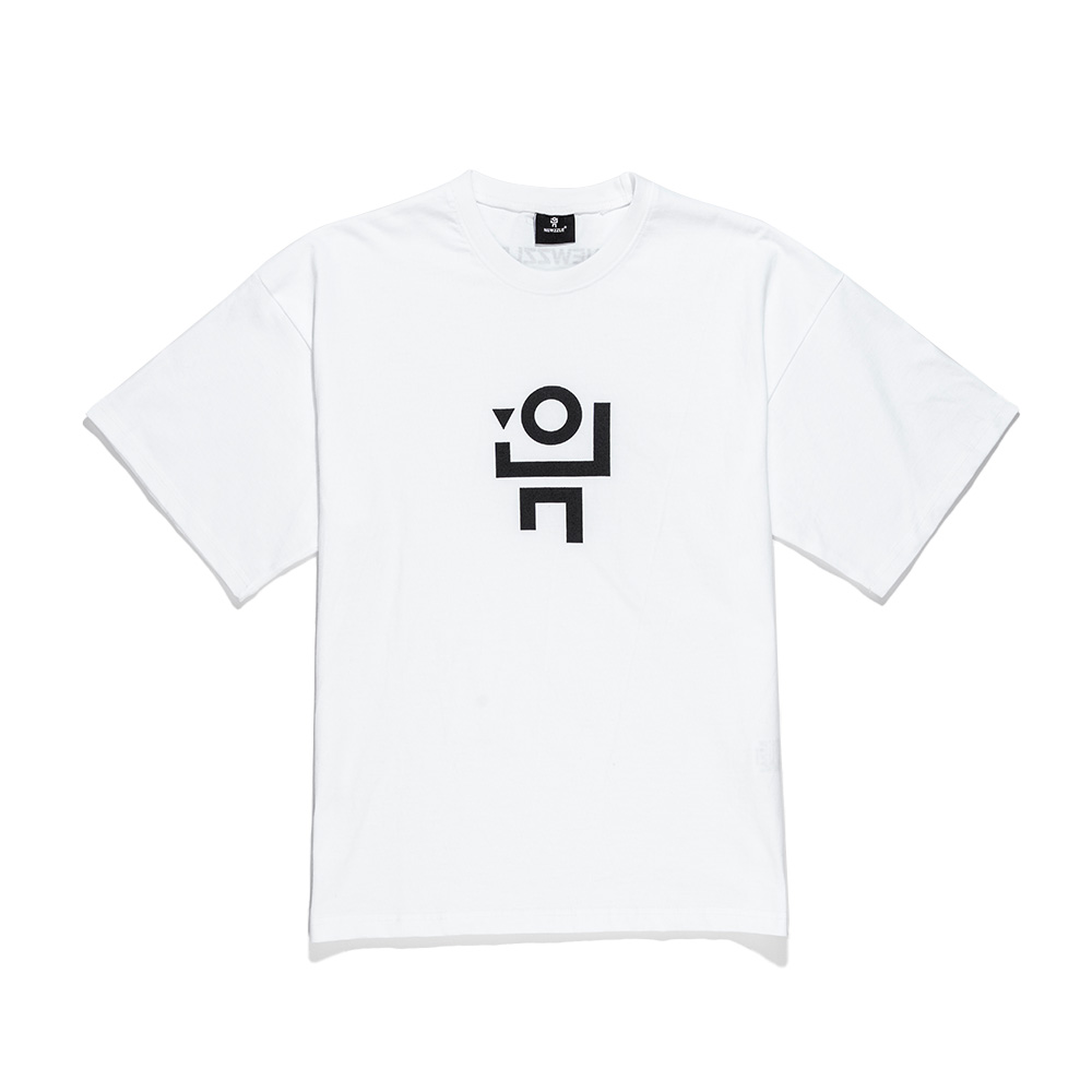 빅심볼 로고 베이직 반팔티셔츠 화이트