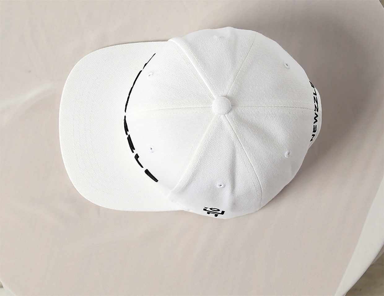 영문 빅 로고 스냅백 블랙 detail 5
