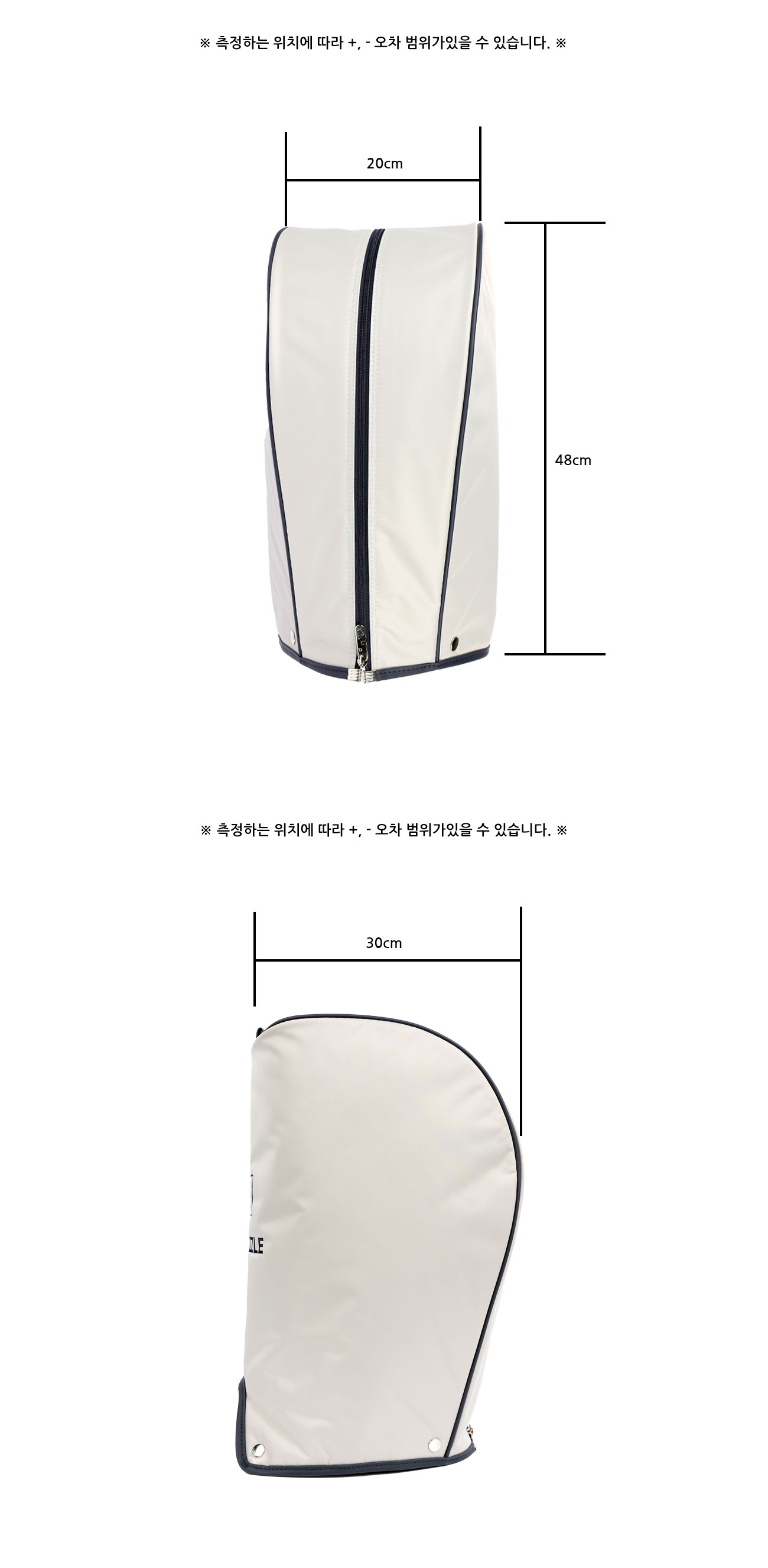 シンプルクラシック 軽量キャディバッグ フードカバー単品 ネイビー detail 6